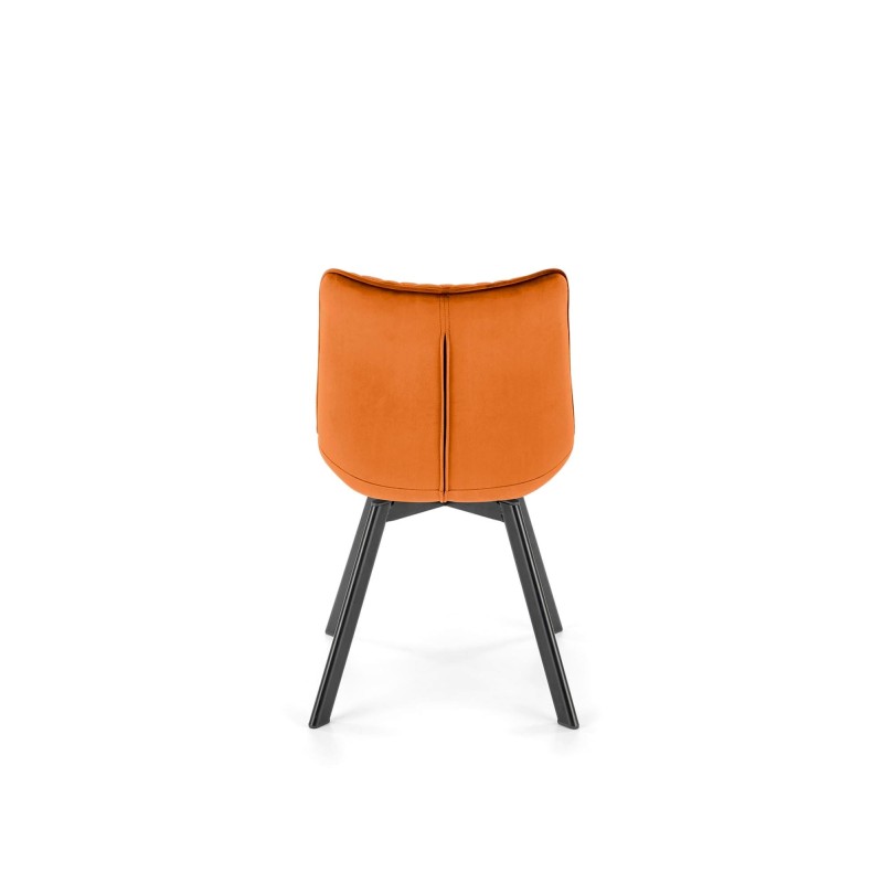 'K520 Chair Legs - Black, Seat - Cinnamon' 'K520 Chair Legs - Black, Seat - Cinnamon'