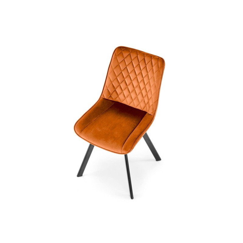 'K520 Chair Legs - Black, Seat - Cinnamon' 'K520 Chair Legs - Black, Seat - Cinnamon'
