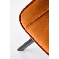 'K520 Chair Legs - Black, Seat - Cinnamon' 'K520 Chair Legs - Black, Seat - Cinnamon'