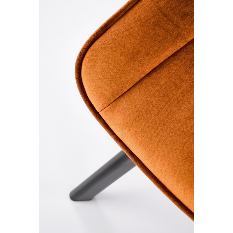 'K520 Chair Legs - Black, Seat - Cinnamon' 'K520 Chair Legs - Black, Seat - Cinnamon'