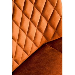 'K520 Chair Legs - Black, Seat - Cinnamon' 'K520 Chair Legs - Black, Seat - Cinnamon'
