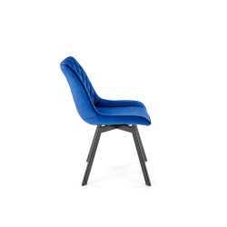 'K520 Chair Legs - Black, Seat - Navy Blue' 'K520 Chair Legs - Black, Seat - Navy Blue'