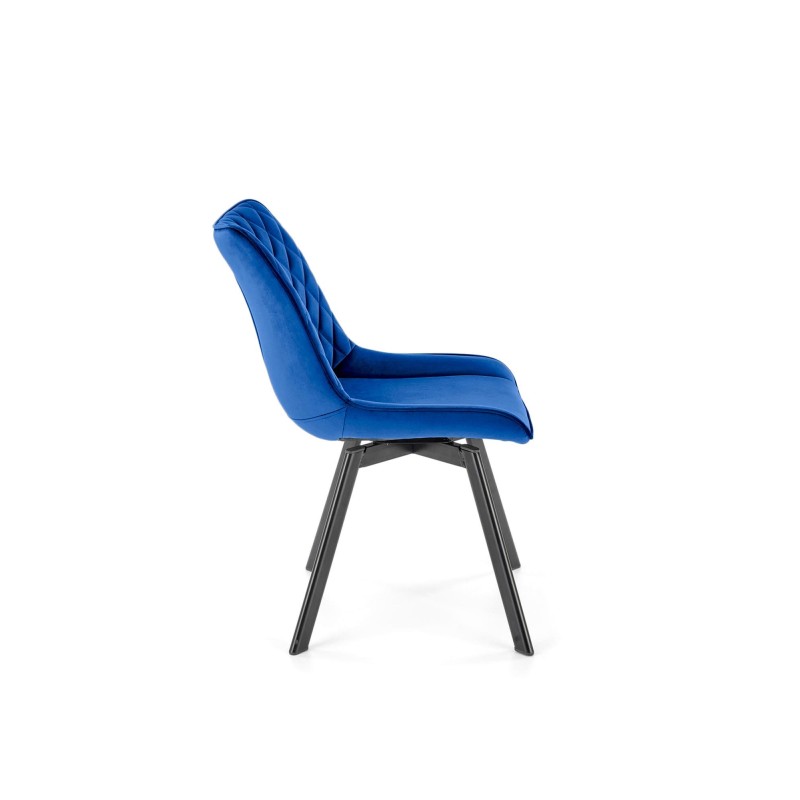 'K520 Chair Legs - Black, Seat - Navy Blue' 'K520 Chair Legs - Black, Seat - Navy Blue'