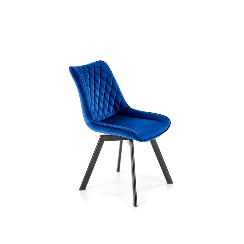 'K520 Chair Legs - Black, Seat - Navy Blue' 'K520 Chair Legs - Black, Seat - Navy Blue'