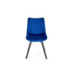 'K520 Chair Legs - Black, Seat - Navy Blue' 'K520 Chair Legs - Black, Seat - Navy Blue'