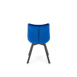 'K520 Chair Legs - Black, Seat - Navy Blue' 'K520 Chair Legs - Black, Seat - Navy Blue'