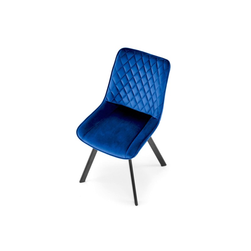 'K520 Chair Legs - Black, Seat - Navy Blue' 'K520 Chair Legs - Black, Seat - Navy Blue'