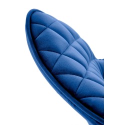 'K520 Chair Legs - Black, Seat - Navy Blue' 'K520 Chair Legs - Black, Seat - Navy Blue'