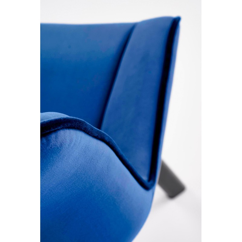 'K520 Chair Legs - Black, Seat - Navy Blue' 'K520 Chair Legs - Black, Seat - Navy Blue'