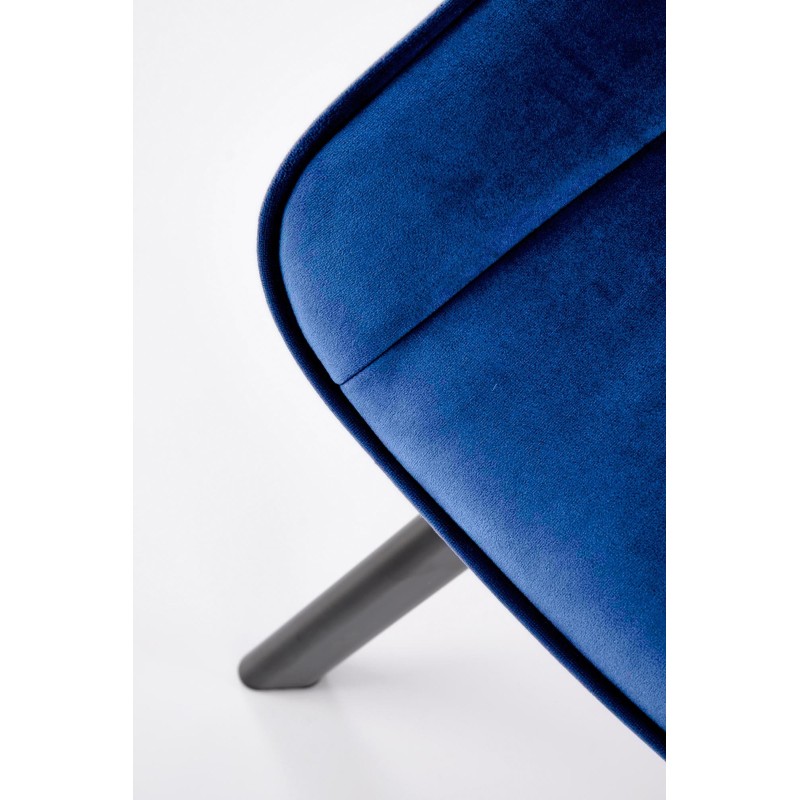 'K520 Chair Legs - Black, Seat - Navy Blue' 'K520 Chair Legs - Black, Seat - Navy Blue'