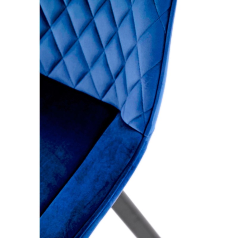 'K520 Chair Legs - Black, Seat - Navy Blue' 'K520 Chair Legs - Black, Seat - Navy Blue'