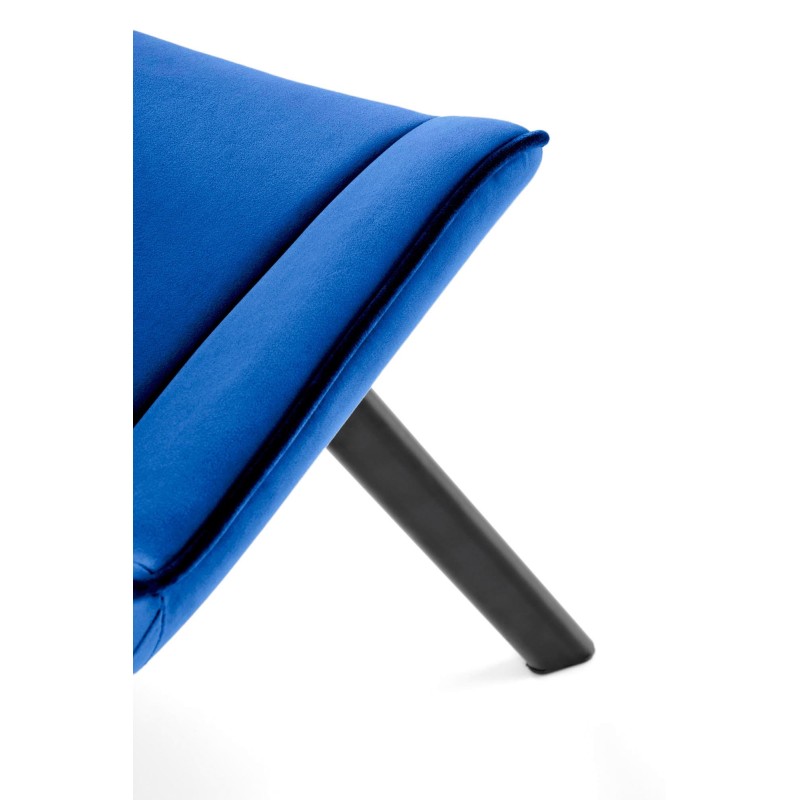 'K520 Chair Legs - Black, Seat - Navy Blue' 'K520 Chair Legs - Black, Seat - Navy Blue'