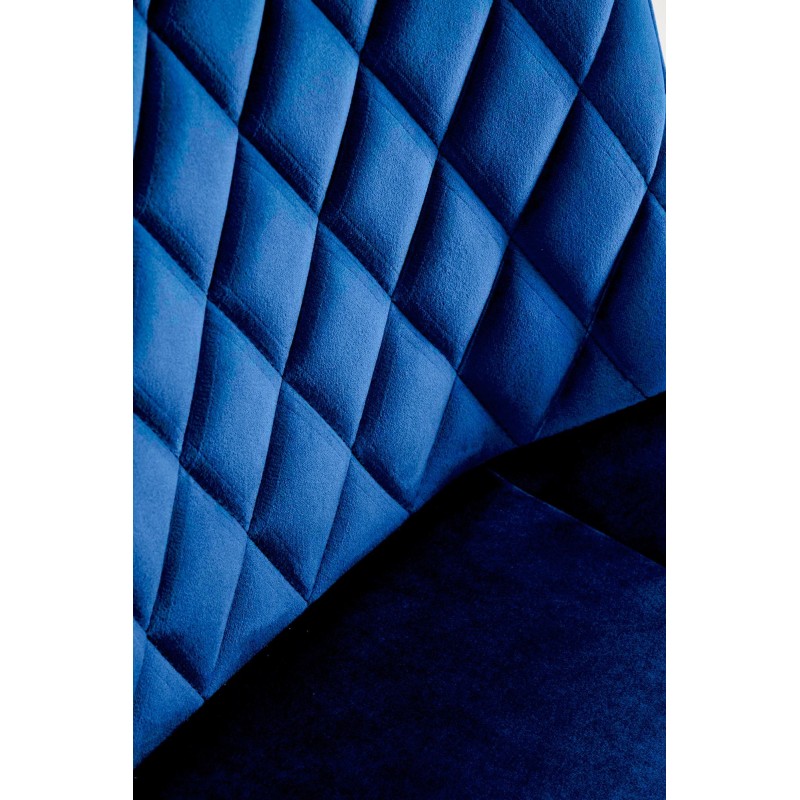'K520 Chair Legs - Black, Seat - Navy Blue' 'K520 Chair Legs - Black, Seat - Navy Blue'