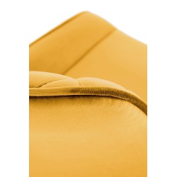 'K520 Chair Legs - Black, Seat - Mustard' 'K520 Chair Legs - Black, Seat - Mustard'