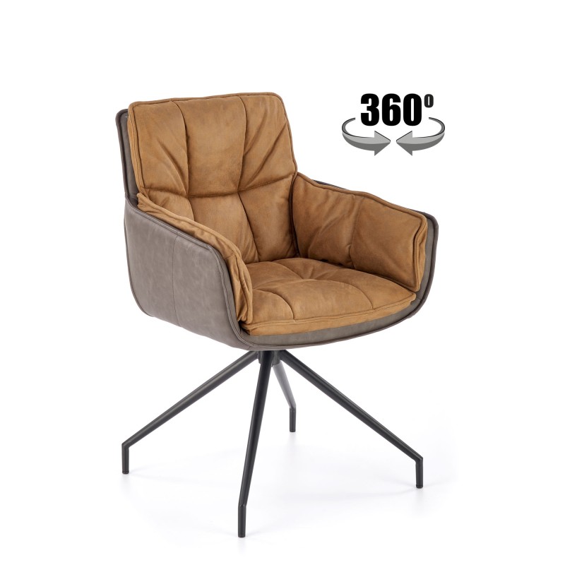 'K523 Brown/Dark Brown Chair' 'K523 Brown/Dark Brown Chair'