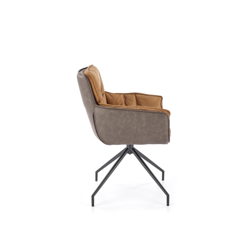'K523 Brown/Dark Brown Chair' 'K523 Brown/Dark Brown Chair'
