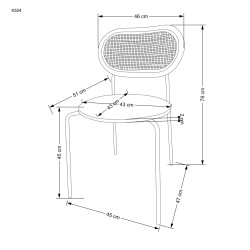 'K524 Burgundy Chair' 'K524 Burgundy Chair'