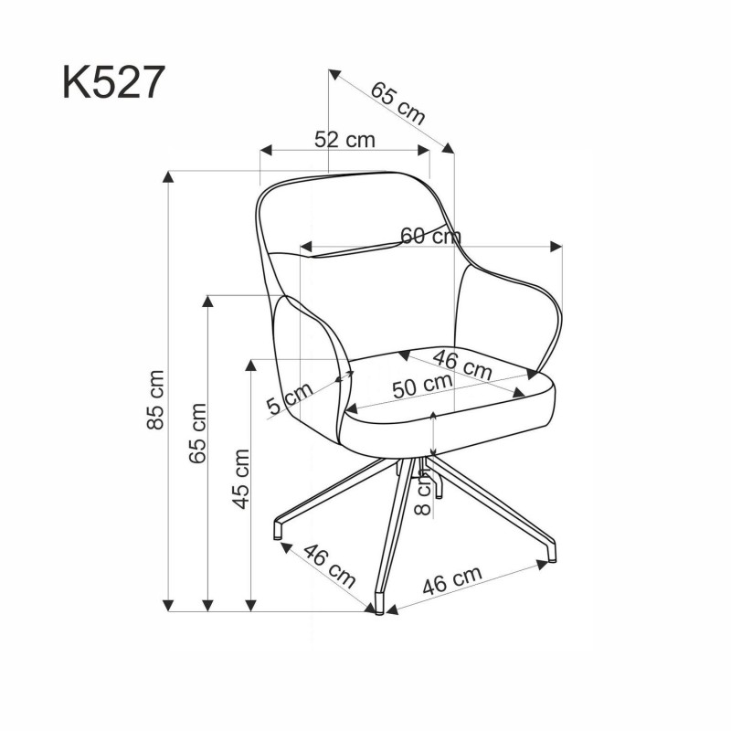 K527 krzesło brązowy / beżowy (1p 2szt) K527 krzesło brązowy / beżowy (1p 2szt)