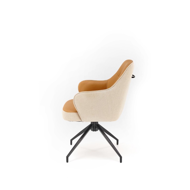 'K527 Brown / Beige Chair' 'K527 Brown / Beige Chair'