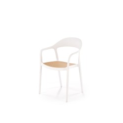 'K530 White/Natural Chair'