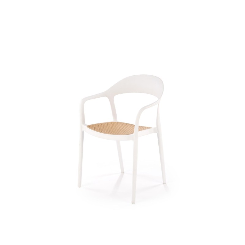 'K530 White/Natural Chair'
