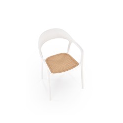 'K530 White/Natural Chair' 'K530 White/Natural Chair'