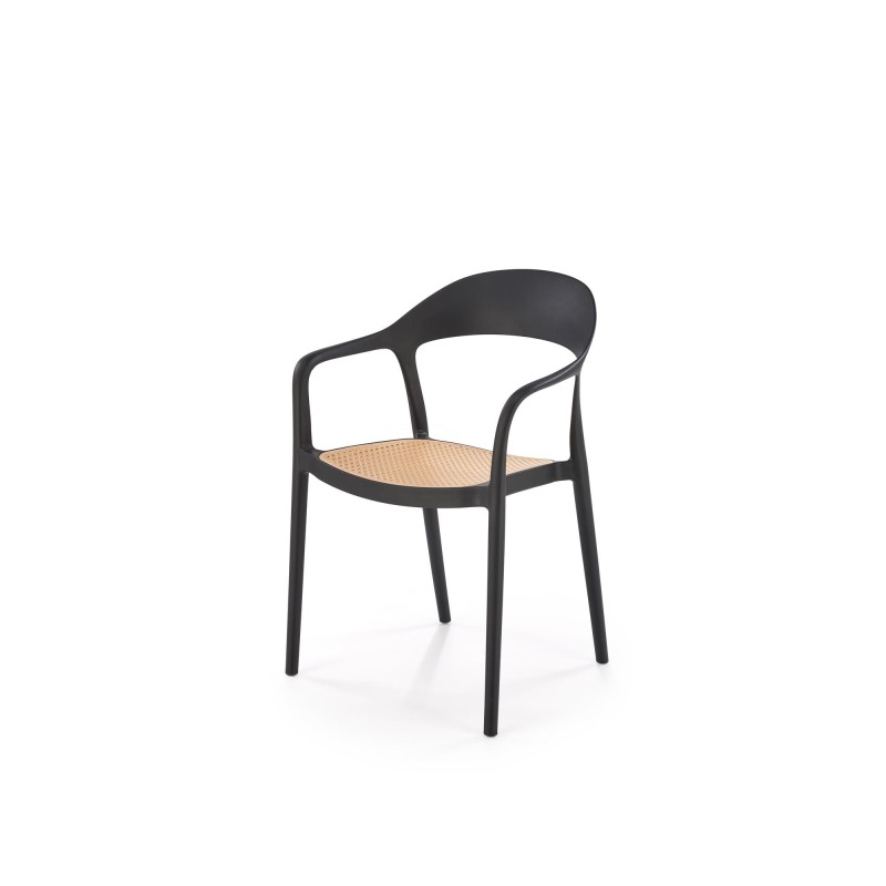 'K530 Black/Natural Chair'