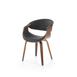 'K544 Black / Walnut Chair' 'K544 Black / Walnut Chair'