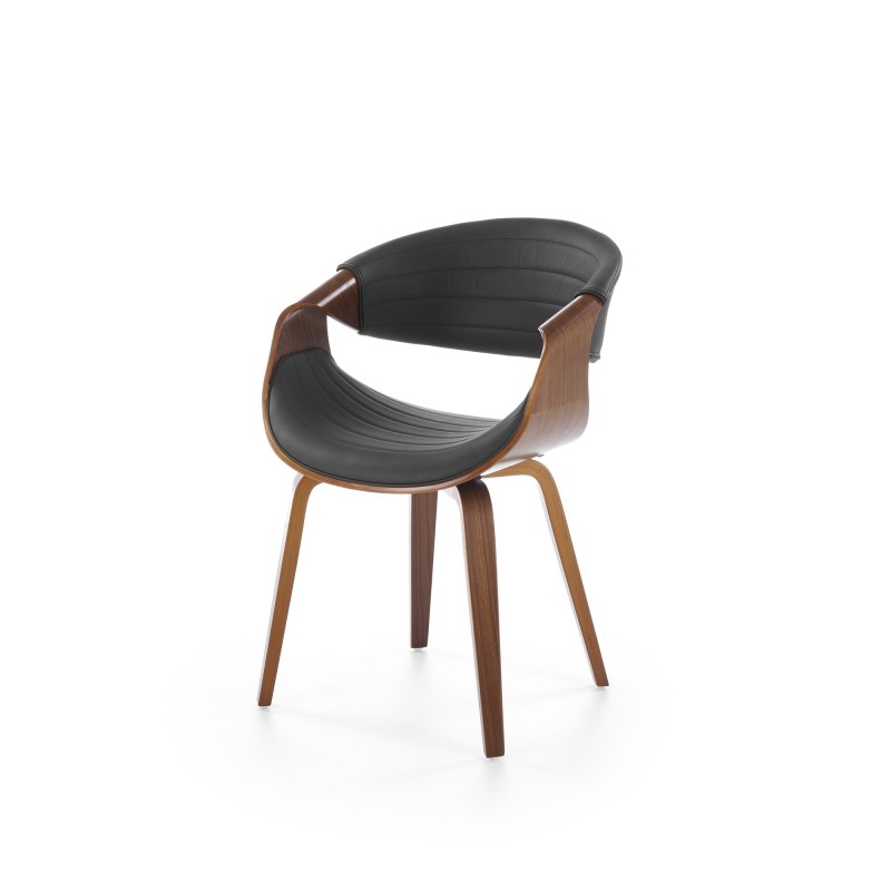 'K544 Black / Walnut Chair' 'K544 Black / Walnut Chair'