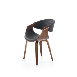 'K544 Black / Walnut Chair' 'K544 Black / Walnut Chair'