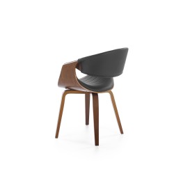 'K544 Black / Walnut Chair' 'K544 Black / Walnut Chair'