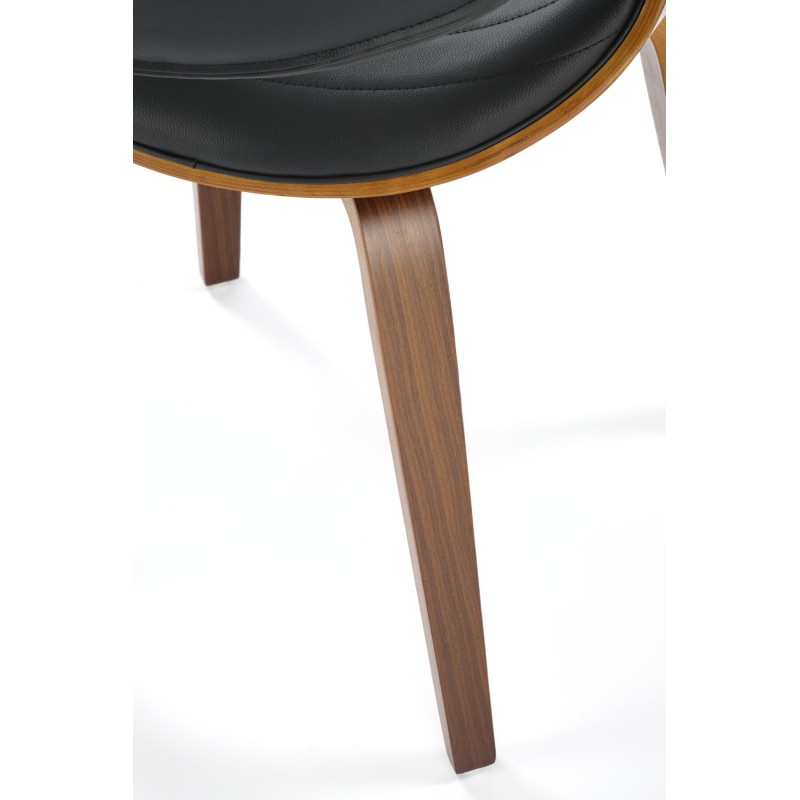 'K544 Black / Walnut Chair' 'K544 Black / Walnut Chair'