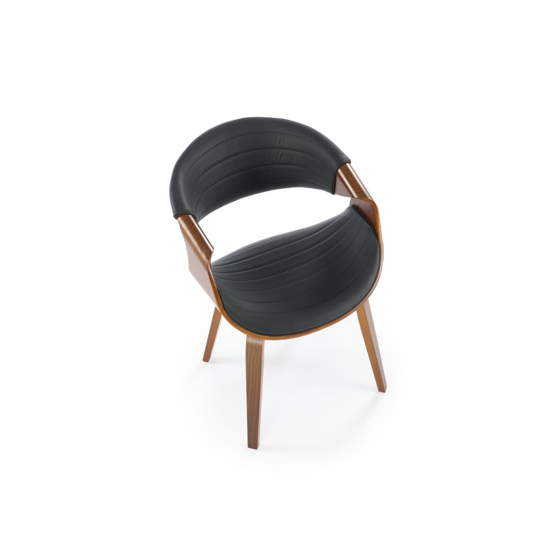 'K544 Black / Walnut Chair' 'K544 Black / Walnut Chair'