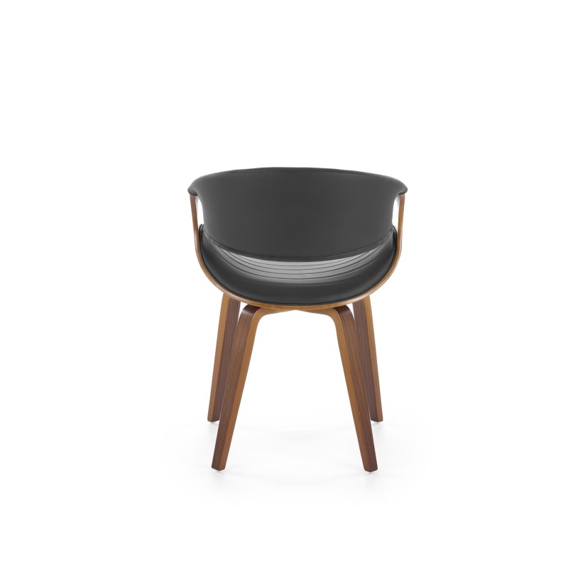 'K544 Black / Walnut Chair' 'K544 Black / Walnut Chair'