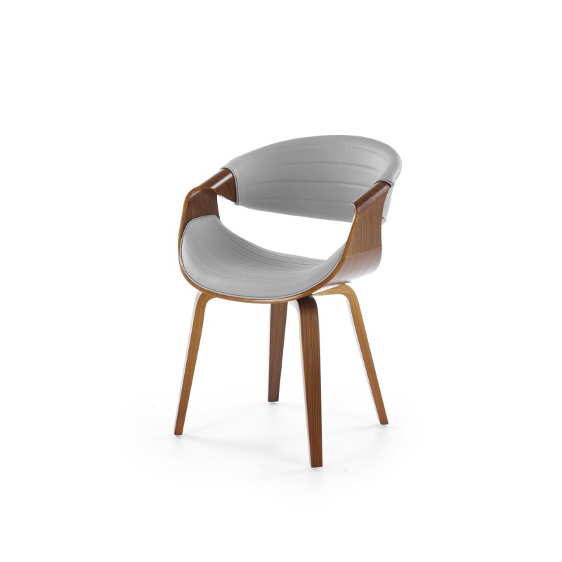 'K544 Ash Grey / Walnut Chair' 'K544 Ash Grey / Walnut Chair'