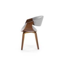 'K544 Ash Grey / Walnut Chair' 'K544 Ash Grey / Walnut Chair'
