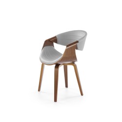 'K544 Ash Grey / Walnut Chair' 'K544 Ash Grey / Walnut Chair'