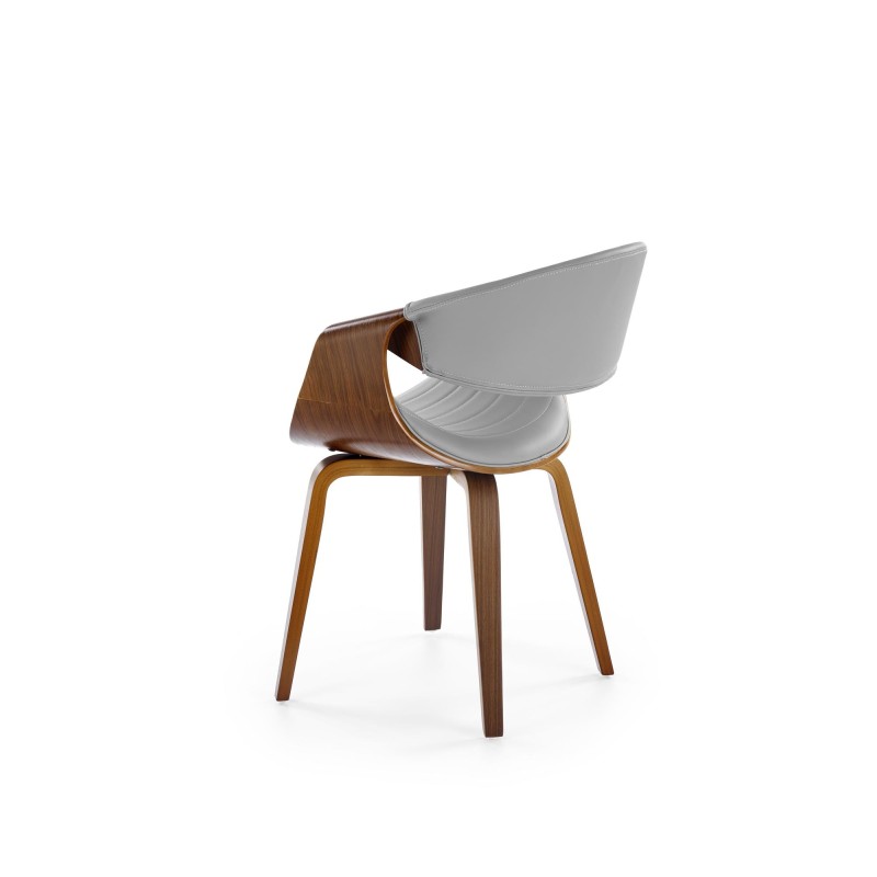 'K544 Ash Grey / Walnut Chair' 'K544 Ash Grey / Walnut Chair'