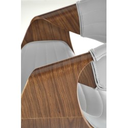 'K544 Ash Grey / Walnut Chair' 'K544 Ash Grey / Walnut Chair'