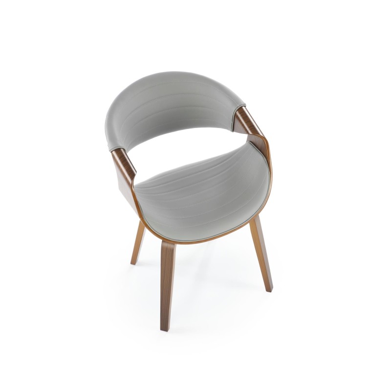 'K544 Ash Grey / Walnut Chair' 'K544 Ash Grey / Walnut Chair'