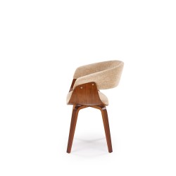 'K545 Beige / Walnut Chair' 'K545 Beige / Walnut Chair'