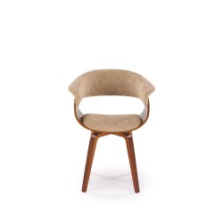 'K545 Beige / Walnut Chair' 'K545 Beige / Walnut Chair'