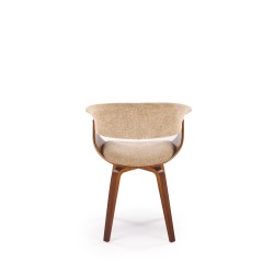 'K545 Beige / Walnut Chair' 'K545 Beige / Walnut Chair'