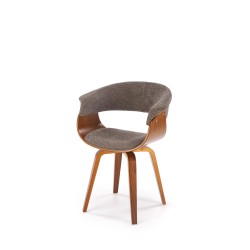 'K545 Ash Grey / Walnut Chair' 'K545 Ash Grey / Walnut Chair'