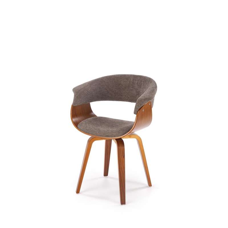 'K545 Ash Grey / Walnut Chair' 'K545 Ash Grey / Walnut Chair'