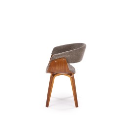 'K545 Ash Grey / Walnut Chair' 'K545 Ash Grey / Walnut Chair'