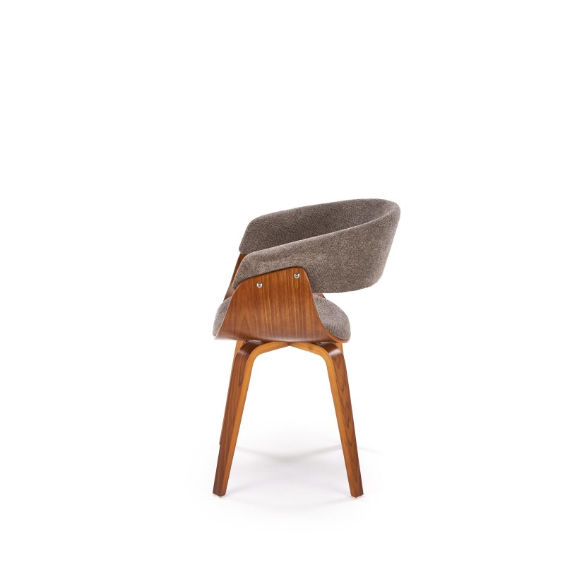 'K545 Ash Grey / Walnut Chair' 'K545 Ash Grey / Walnut Chair'