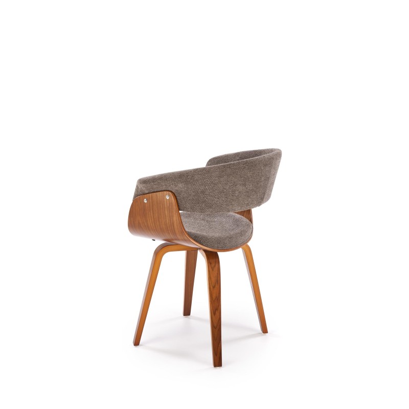 'K545 Ash Grey / Walnut Chair' 'K545 Ash Grey / Walnut Chair'