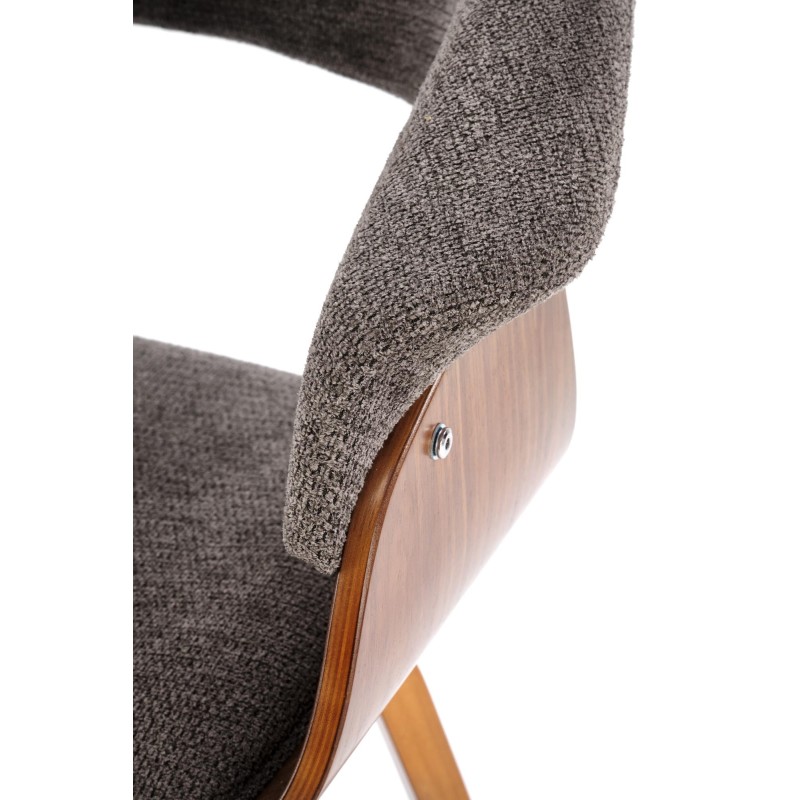 'K545 Ash Grey / Walnut Chair' 'K545 Ash Grey / Walnut Chair'
