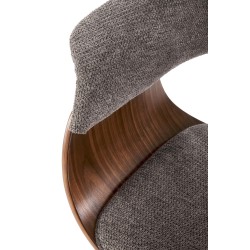 'K545 Ash Grey / Walnut Chair' 'K545 Ash Grey / Walnut Chair'